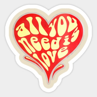 All You Need is LOVE Sticker